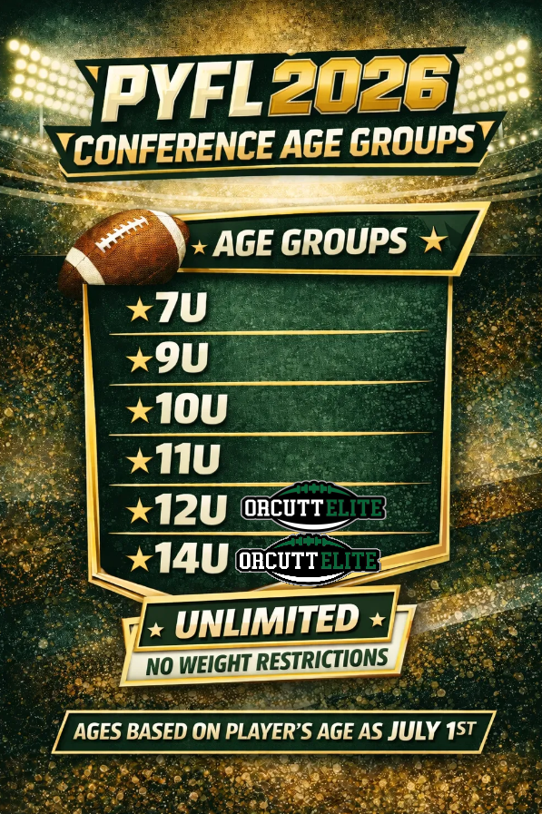PYFL Divisions Confirmed Orcutt Elite 12U and 14U